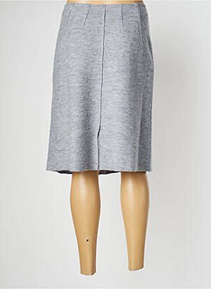 Jupe mi-longue stretch gris GERRY WEBER femme