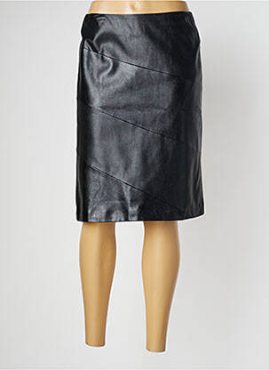Jupe mi-longue coupe droite noir GERRY WEBER femme