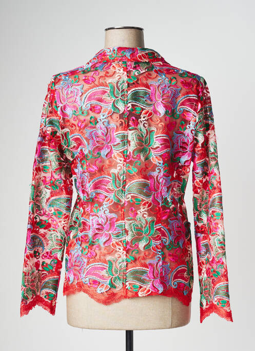 Blazer rouge NATHALIE CHAIZE pour femme