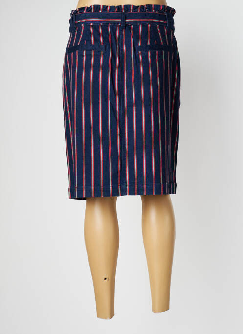 Jupe mi-longue bleu COMMA, pour femme