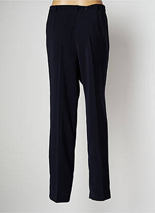 Pantalon droit tissage popeline taille normale noir ANNE KELLY femme