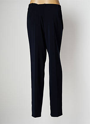 Pantalon chino fermeture zippée sous rabat boutonné taille normale noir ANNE KELLY femme