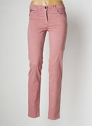 Pantalon slim stretch taille normale rose JOCAVI femme