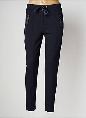 Pantalon slim tissage popeline taille normale bleu GERRY WEBER femme