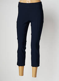 Pantacourt taille élastique taille normale bleu BETTY BARCLAY femme