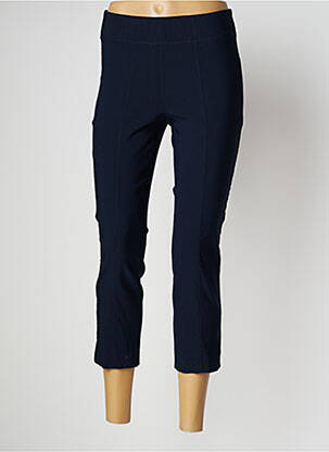 Pantacourt taille élastique taille normale bleu BETTY BARCLAY femme