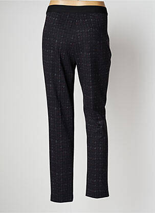 Pantalon slim stretch taille normale noir ANNA MONTANA femme