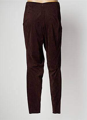 Pantalon slim stretch taille normale marron JOSEPH RIBKOFF femme