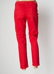 Pantalon 7/8 rouge DENIM STORIES pour femme seconde vue