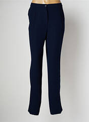 Pantalon droit bleu ANNE KELLY pour femme seconde vue