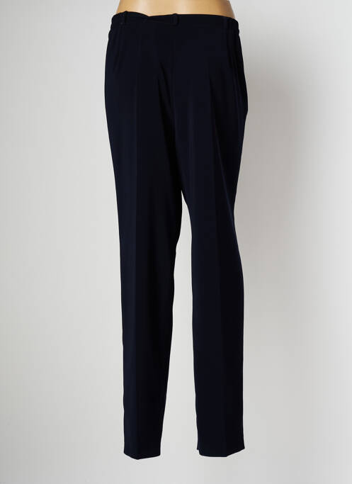 Pantalon chino fermeture zippée sous rabat boutonné taille normale noir ANNE KELLY femme