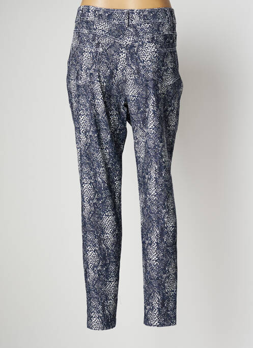 Pantalon slim bleu ANNE KELLY pour femme