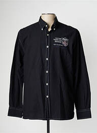 Chemise manches longues manches longues noir MISE AU GREEN homme