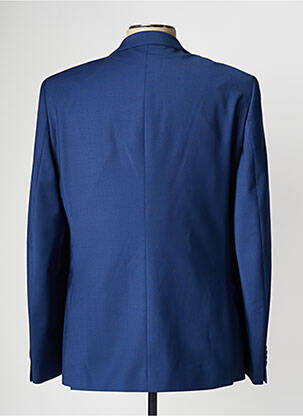 Blazer coupe cintrée bleu BRUNO SAINT HILAIRE homme