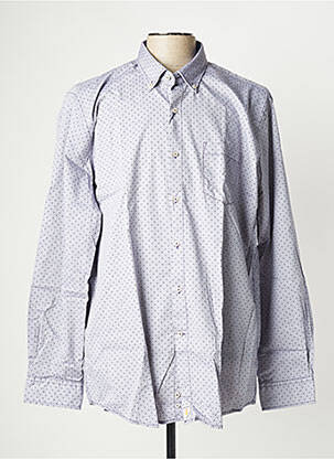 Chemise manches longues gris PIERRE CARDIN pour homme