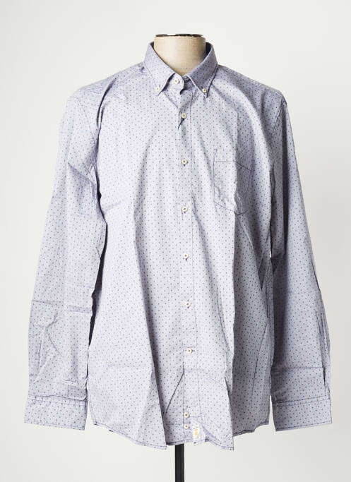 Chemise manches longues gris PIERRE CARDIN pour homme