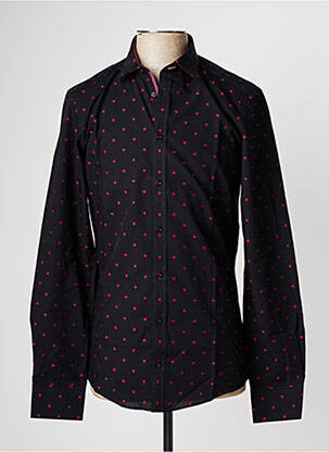 Chemise manches longues manches longues noir VENTI homme
