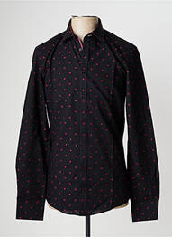 Chemise manches longues imprimé fantaisie noir VENTI homme