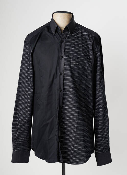 Chemise manches longues imprimé fantaisie noir MISE AU GREEN homme