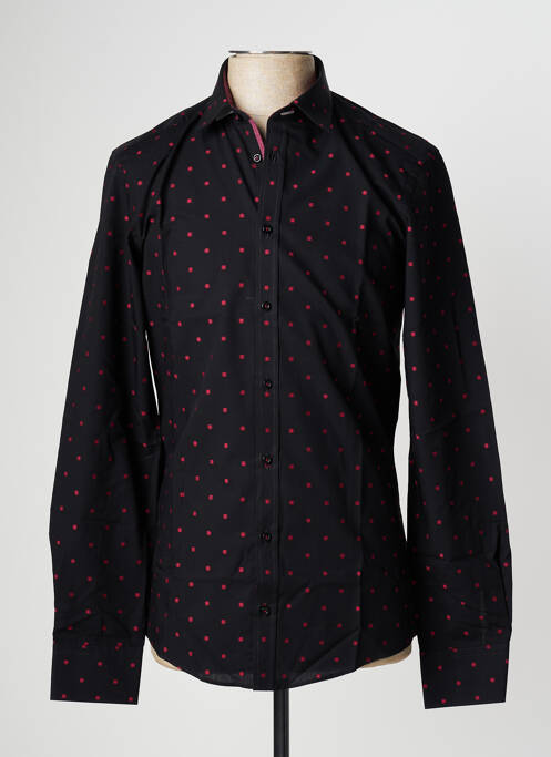 Chemise manches longues imprimé fantaisie noir VENTI homme