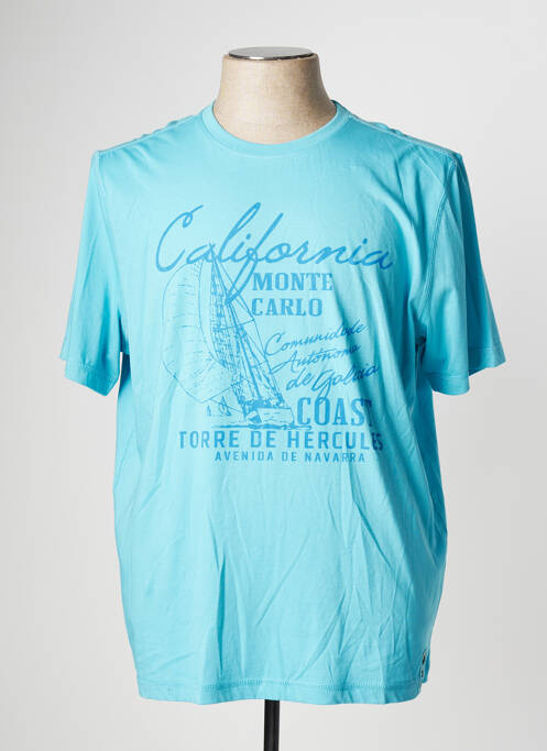 T-shirt bleu MONTE CARLO pour homme