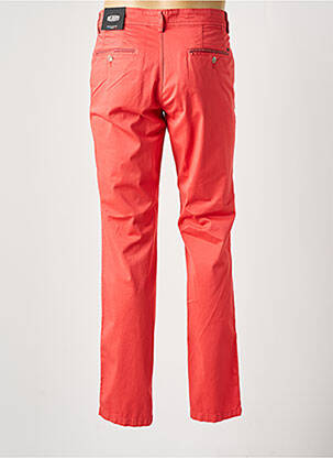 Pantalon droit tissage popeline taille normale rose DELAHAYE homme
