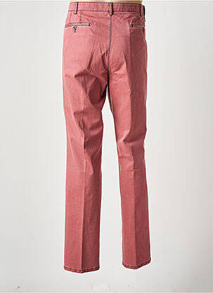 Pantalon droit tissage popeline taille normale rose MEYER homme