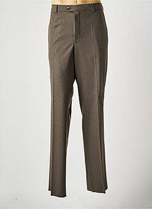 Pantalon droit tissage chiné taille normale gris MEYER homme