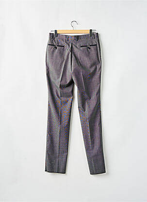 Pantalon droit tissage popeline taille normale gris KAMAO homme