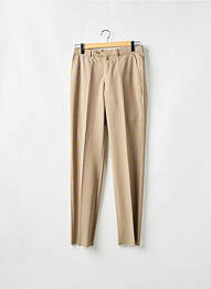 Pantalon droit tissage chiné taille normale beige SAINT HILAIRE homme