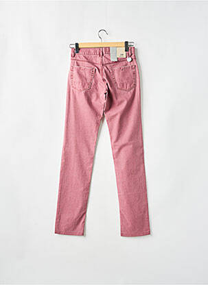 Pantalon slim tissage chiné taille normale rose SAINT HILAIRE homme