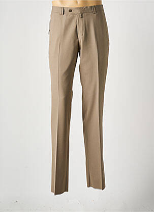 Pantalon droit beige SAINT HILAIRE pour homme