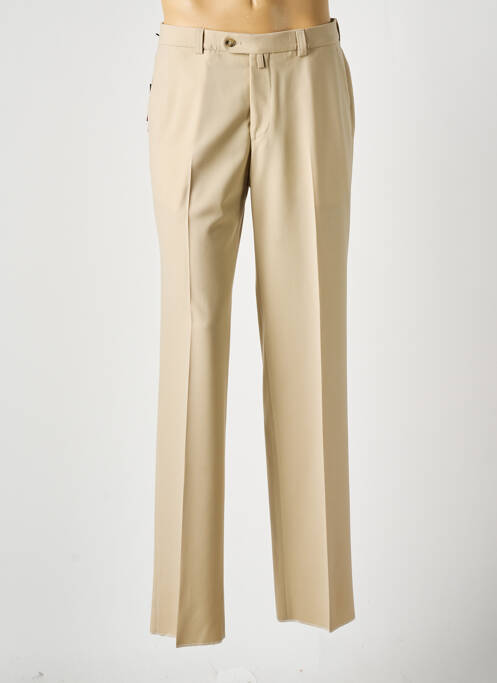 Pantalon droit beige SAINT HILAIRE pour homme