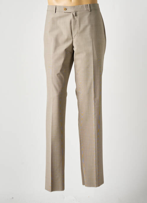 Pantalon droit beige SAINT HILAIRE pour homme