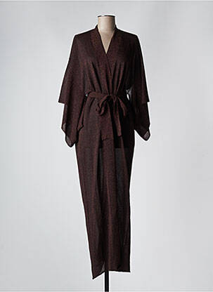 Gilet manches longues coupe cintrée marron LIVIANA CONTI femme