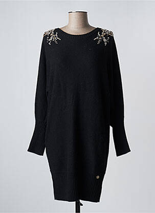 Robe courte manches longues manches longues noir BLUGIRL BLUMARINE femme