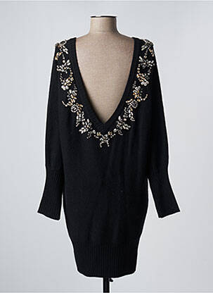 Robe courte manches longues manches longues noir BLUGIRL BLUMARINE femme