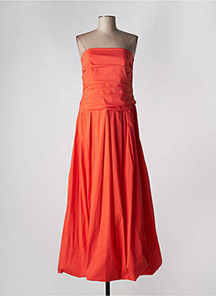 Robe longue sans manche sans manche orange LIVIANA CONTI femme