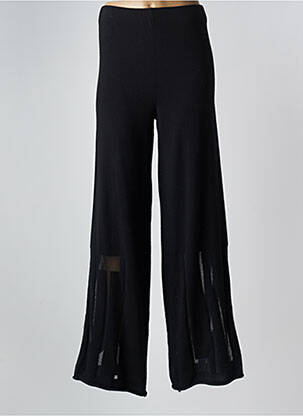 Pantalon droit taille élastique noir LIVIANA CONTI femme