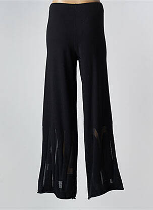 Pantalon droit taille élastique noir LIVIANA CONTI femme