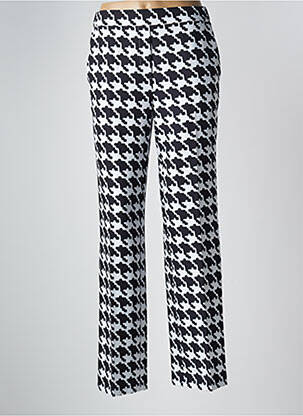 Pantalon droit taille élastique noir HERZEN'S ANGELEGENHEIT femme