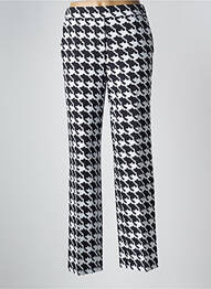 Pantalon droit taille élastique noir HERZEN'S ANGELEGENHEIT femme