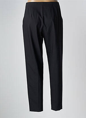 Pantalon slim taille élastique noir OBLIQUE femme