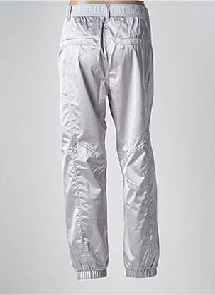 Pantalon droit taille élastique argent MARC CAIN femme