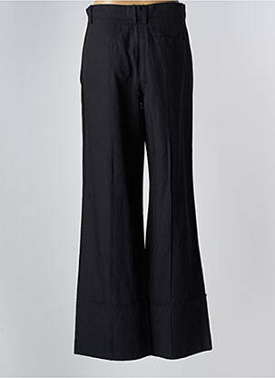 Pantalon flare fermeture zippée sous rabat boutonné noir ANNETTE GÖRTZ femme