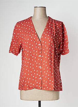 Chemisier manches courtes manches courtes marron LEE COOPER femme