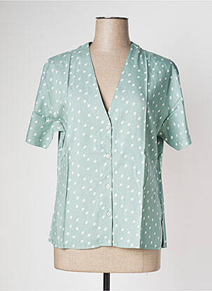 Chemisier manches courtes manches courtes vert LEE COOPER femme