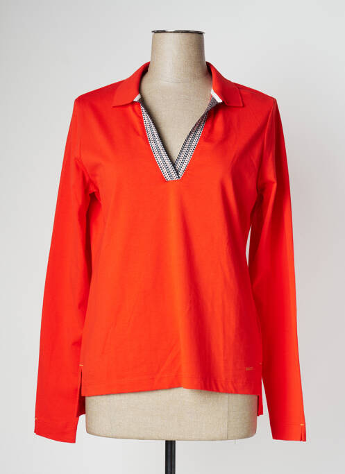 Polo orange SAINT JAMES pour femme