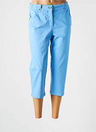 Pantacourt taille élastique taille normale bleu SAINT JAMES femme