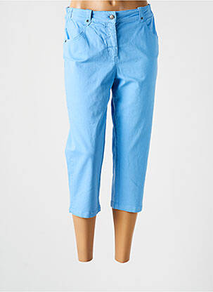 Pantacourt taille élastique taille normale bleu SAINT JAMES femme